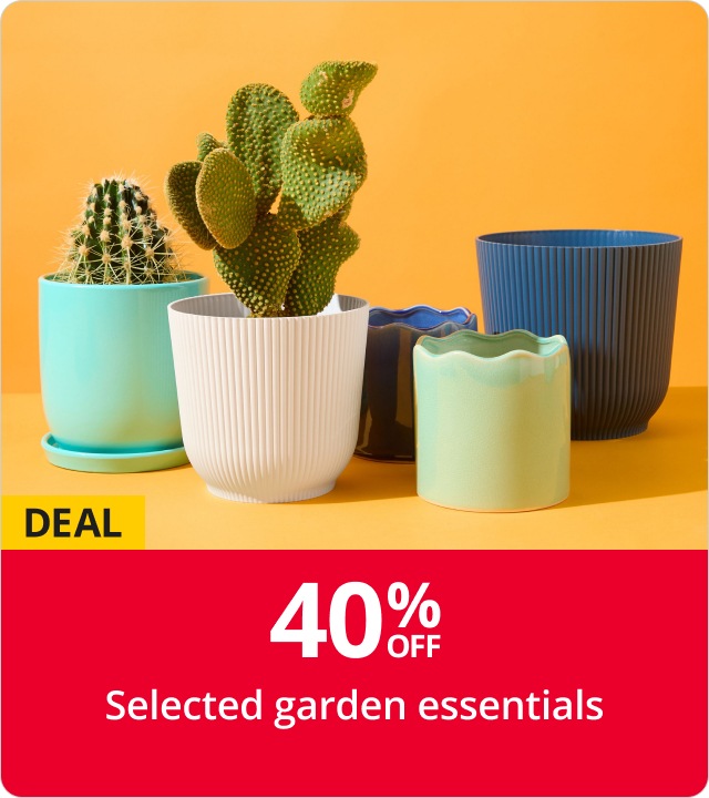 40% off garden essentials