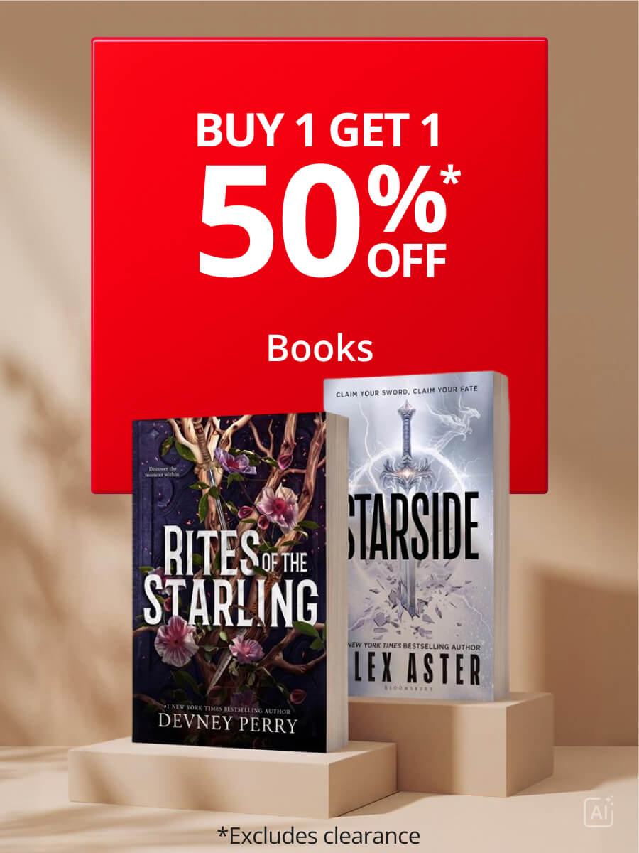 Buy 1 get 1 50% off books