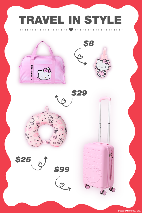 Hello Kitty Travel In Style
