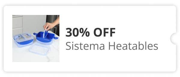 30% Off Sistema heatables 