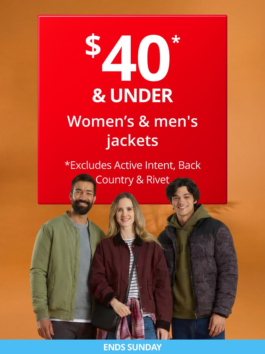$$0 & Under womens & mens jackets 