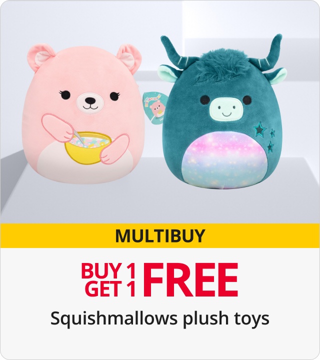 Buy 1 get 1 free squishmallows plush toys 