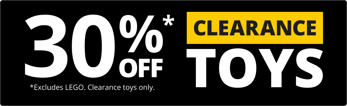 30% Off Clearance toys 