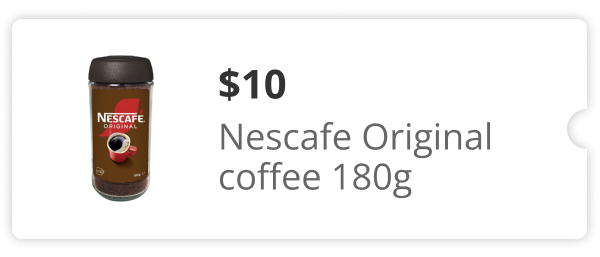 Nescafe Original Coffee $10