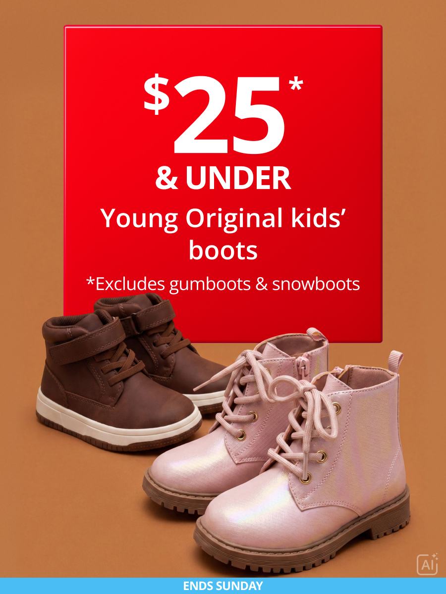 $25 & under Young Original kids' boots