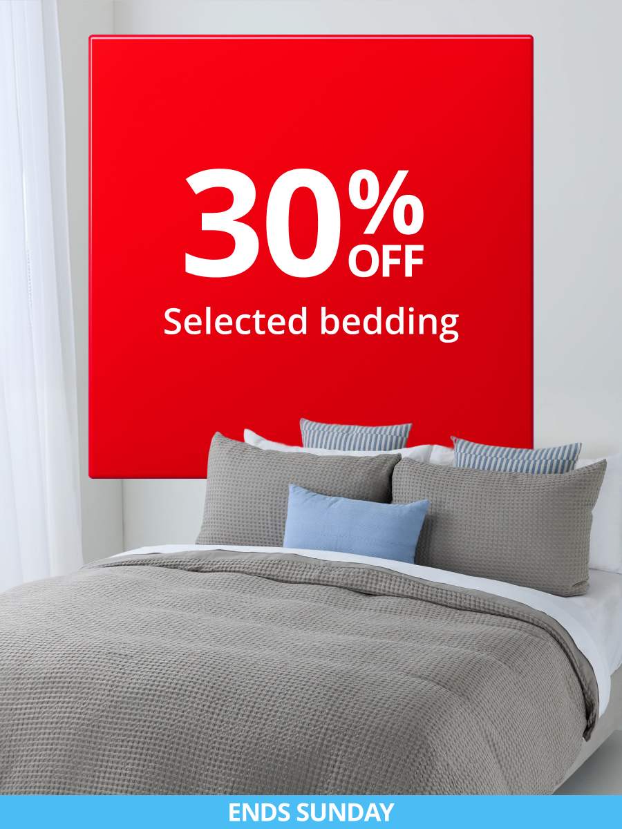 30% off Selected Bedding