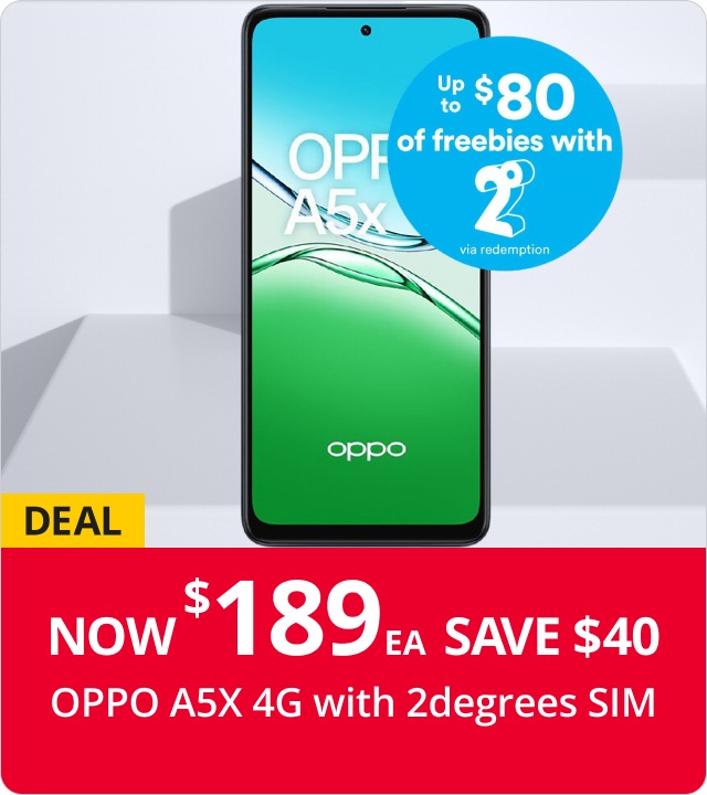 Oppo A5X 4G with 2degrees sim 
