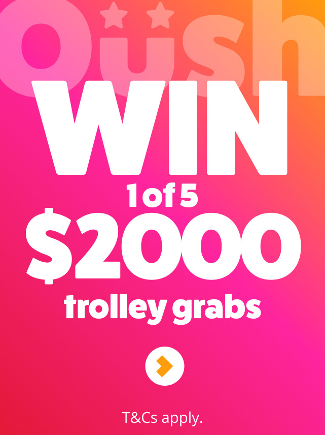 WIN 1 of 5 $2000 Trolley Grabs 