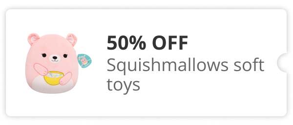 50% Off Squishmallows 