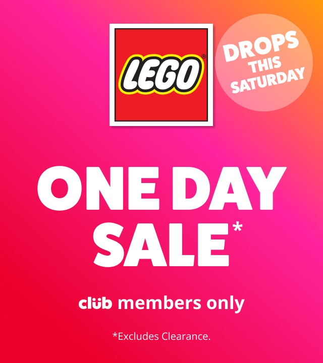Warehouse Club - One Day LEGO Sale Drops Saturday 