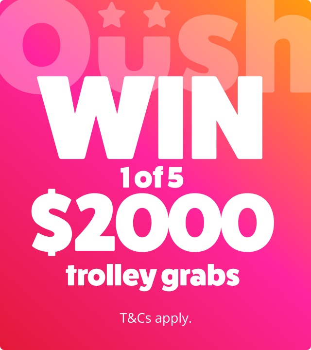 WIN 1 of 5 $2000 Trolley Grabs 