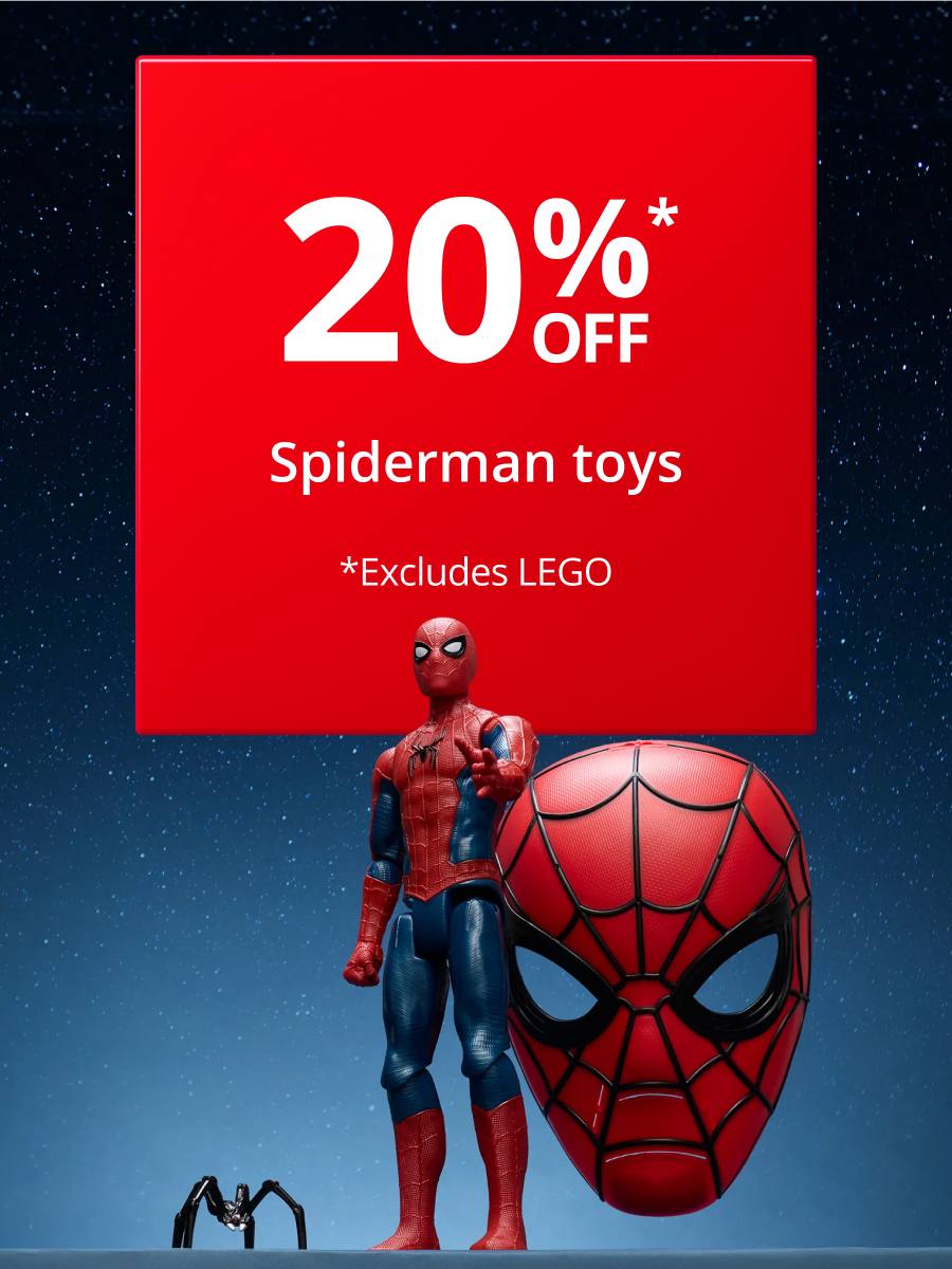 20% Off Spiderman Toys 
