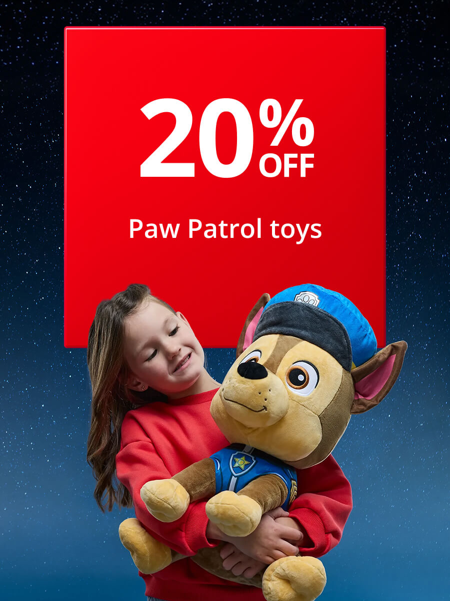20% Off Paw Patrol toys