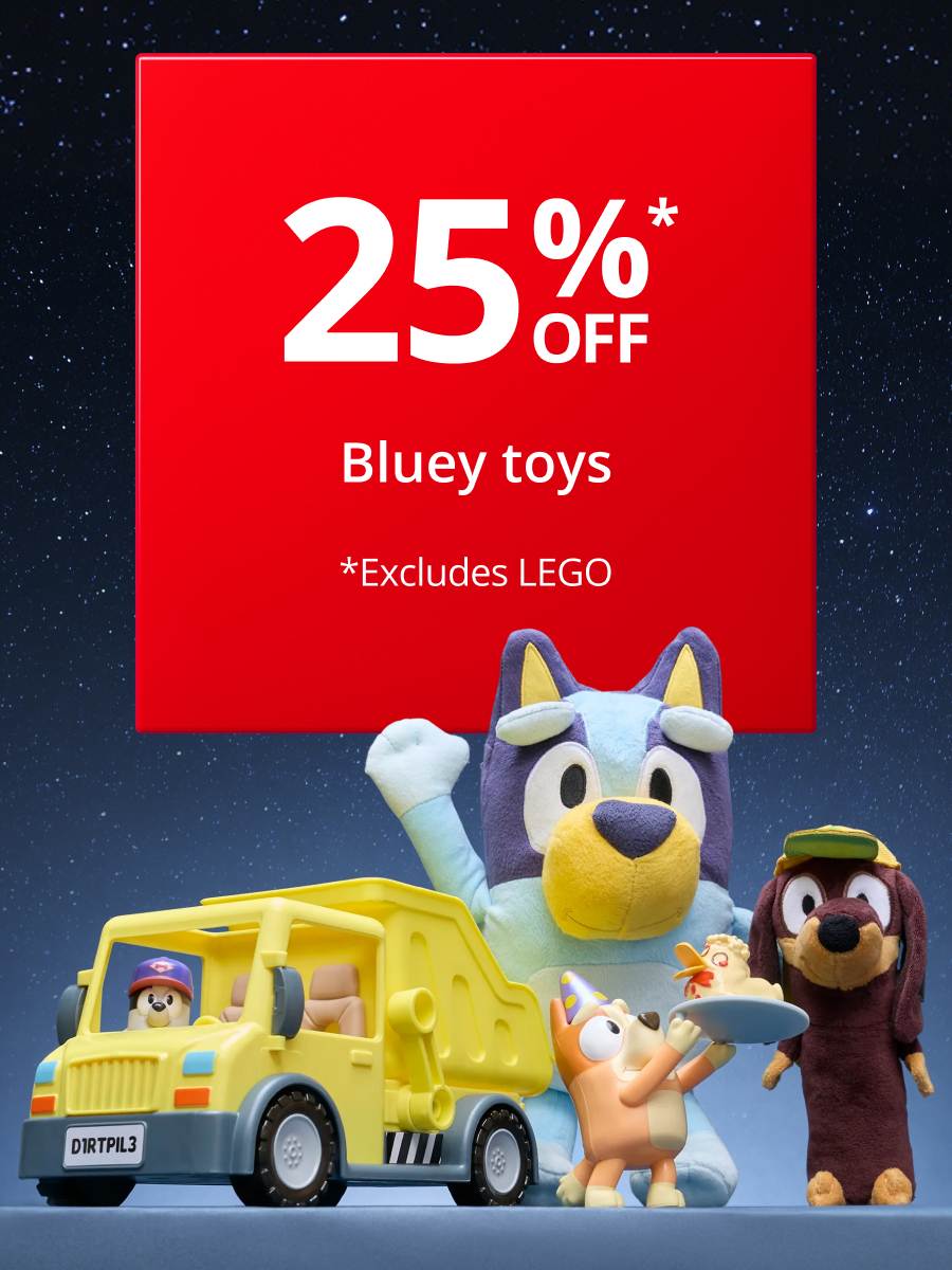 25% Off Bluey toys