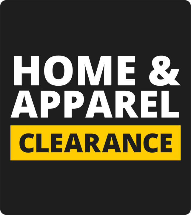 Home & Apparel Clearance