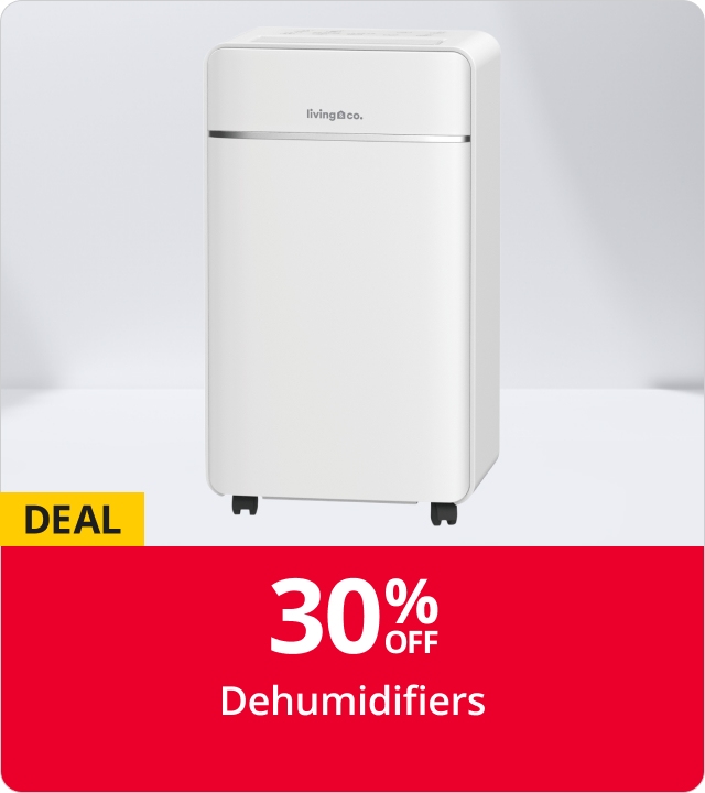30% off Dehunidifiers