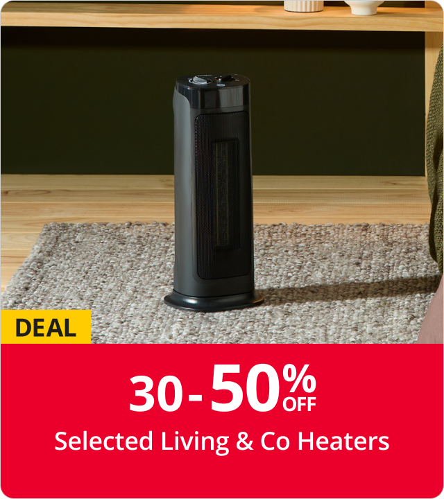 30-50% off Selected Living & Co Heaters