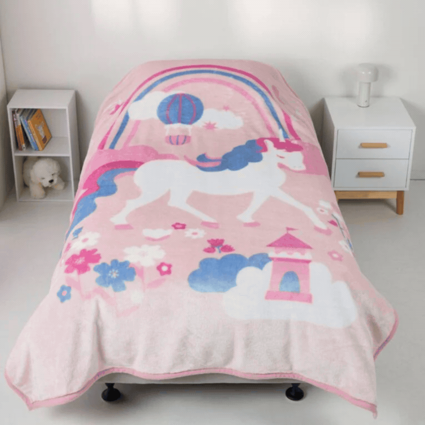 Living & Co Kids Mink Feel Blanket King Single