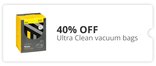 40% off Ultra Clean Vacuum Bags