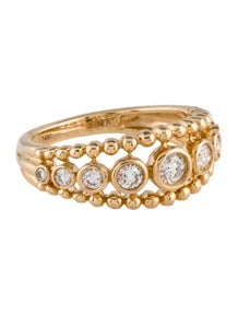 14K Diamond Band