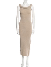 Scoop Neck Midi Length Dress w/ Tags