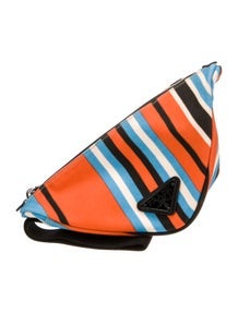 Canvas Canapa Baiadera Triangle Wrist Bag