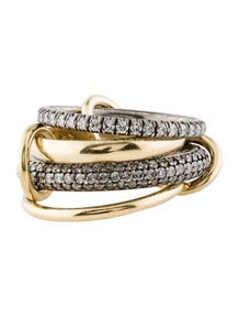 2.40ctw Diamond Two-Tone Vega Rolling Ring