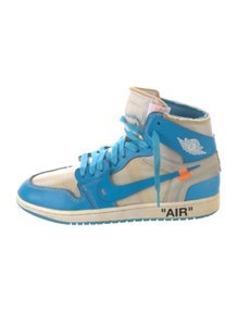 Off-White x Jordan 1 Retro High 'University Blue' Sneakers