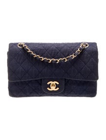 Classic Small Faille Double Flap Bag