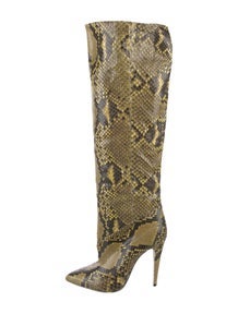 Python Animal Print Boots