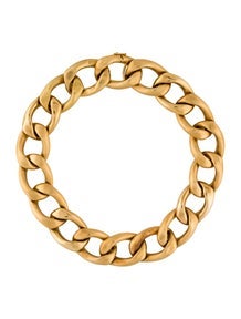 18K Curb Link 26mm Chain Necklace