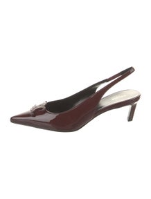 Patent Leather Slingback Pumps