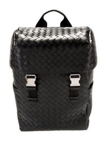 Intrecciato Buckle Backpack