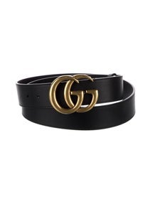 Double G Logo Leather Belt Kit