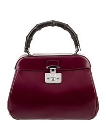 Patent Leather Top Handle Bag