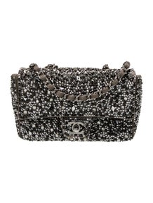 Strass Rectangular Mini Classic Flap Bag