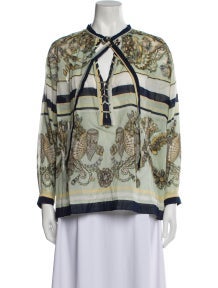 2008 Printed Blouse