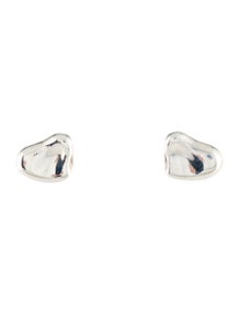 Full Heart Stud Earrings