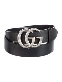 Double G Logo Leather Belt Kit