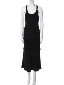 Scoop Neck Long Dress