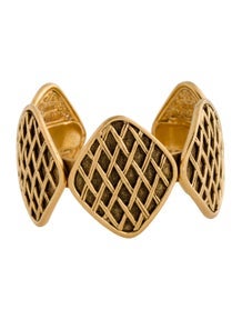 Vintage Woven Medallion Cuff