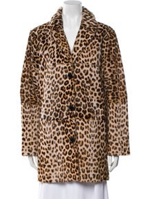 Fur Animal Print Jacket
