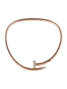 Juste un Clou Torque Necklace, Extra-Large Model, Diamonds