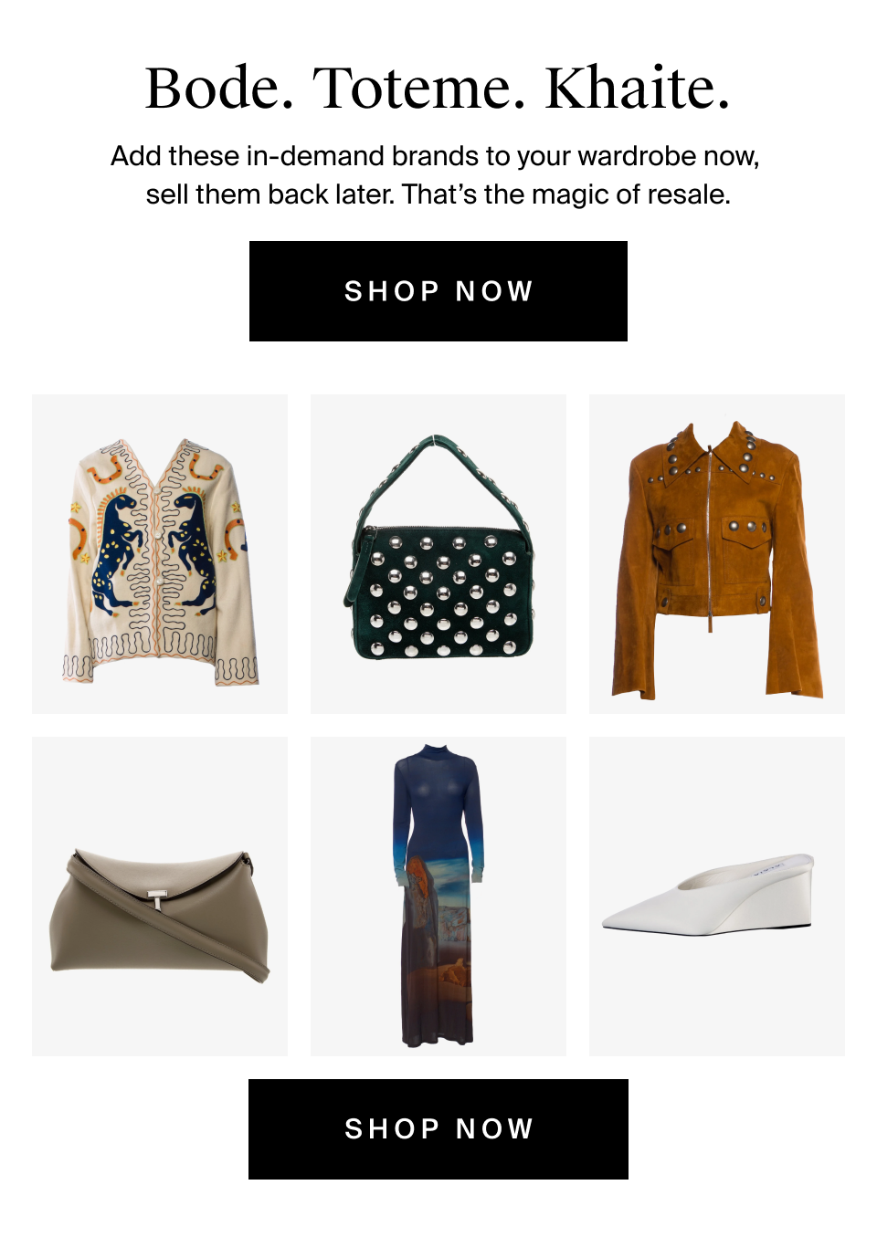 Bode. Toteme. Khaite.
