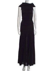 Cowl Neck Long Dress w/ Tags