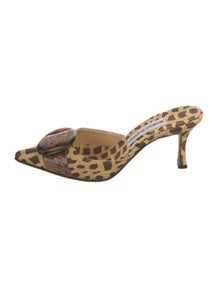 Animal Print Mules