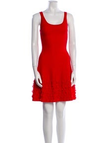 Scoop Neck Mini Dress