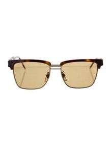 Web Accent Square Sunglasses