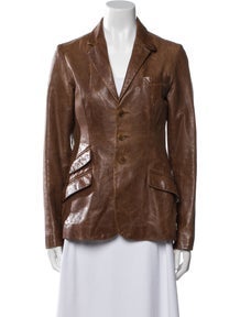 Vintage Leather Blazer