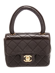Quilted Lambskin Mini Kelly Bag